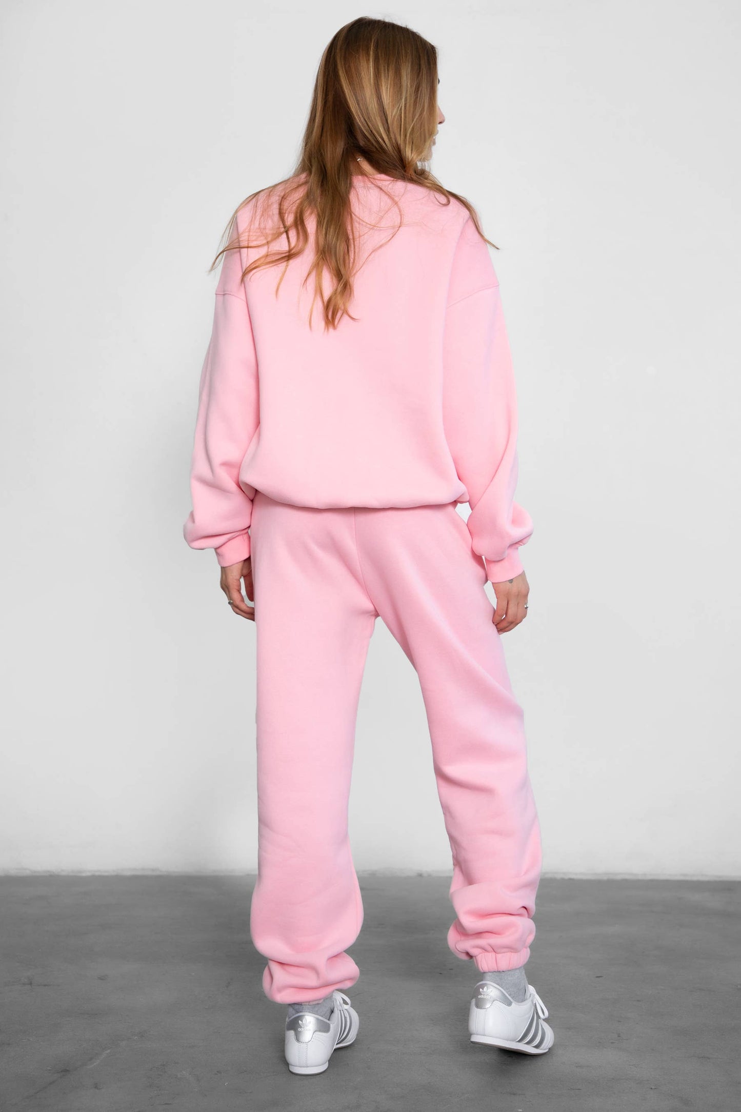 Fleece Crew Neck Lounge Pullover Sweatshirt