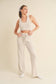 The Riley Soft Brushed Hacci Lounge Tank and Pants Set