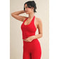 Scoop Neck Halter Top