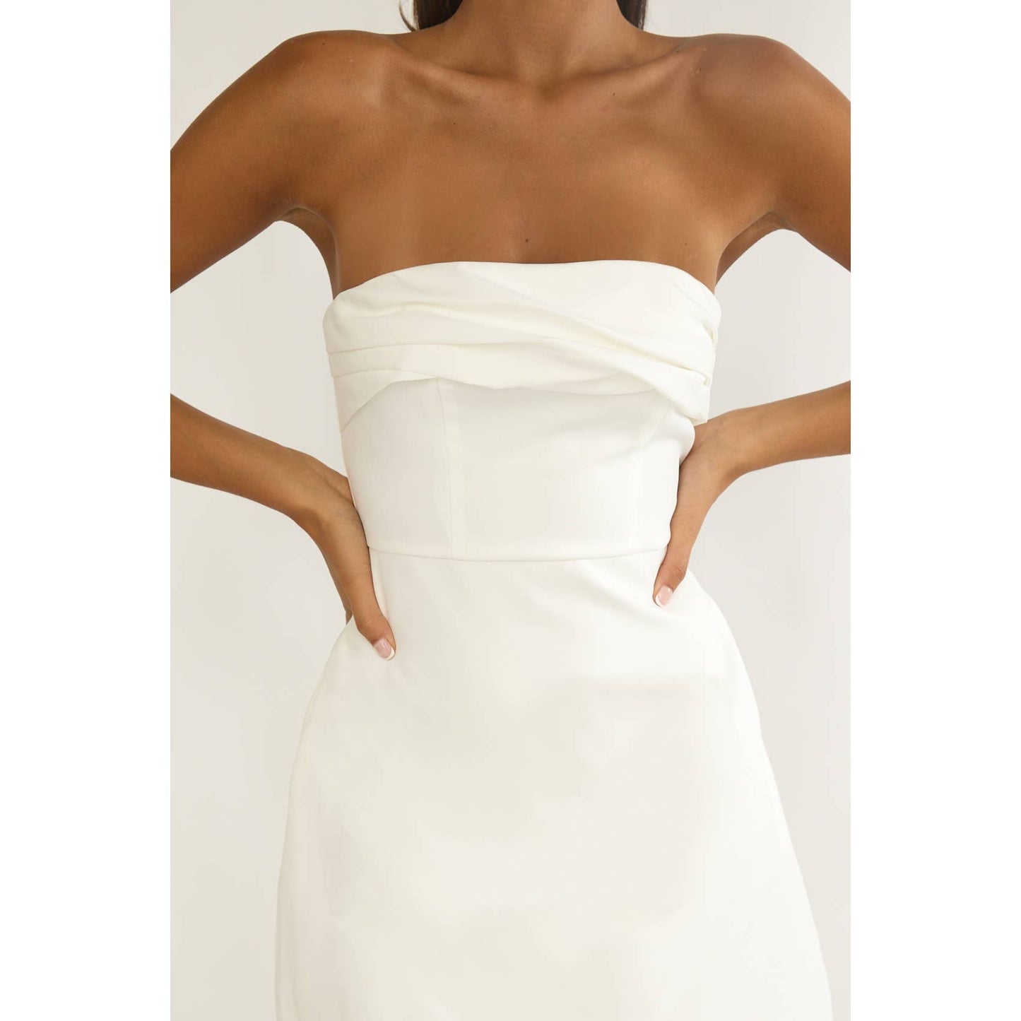 Sweetheart Neck Mini Dress