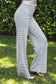 Stretch Fold Over Wide Leg Pants