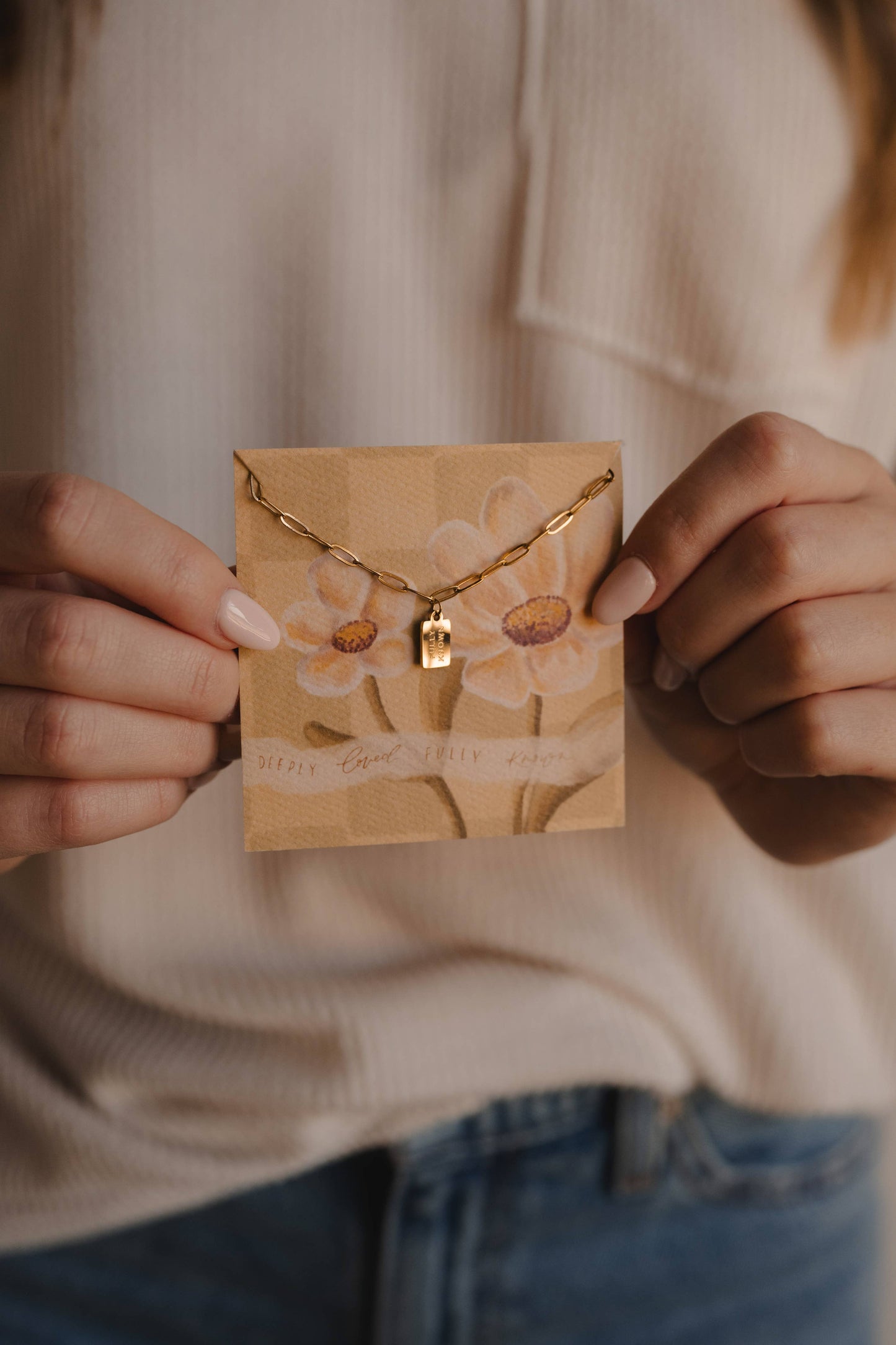 Fully Known Tag Necklace |Christian Necklace