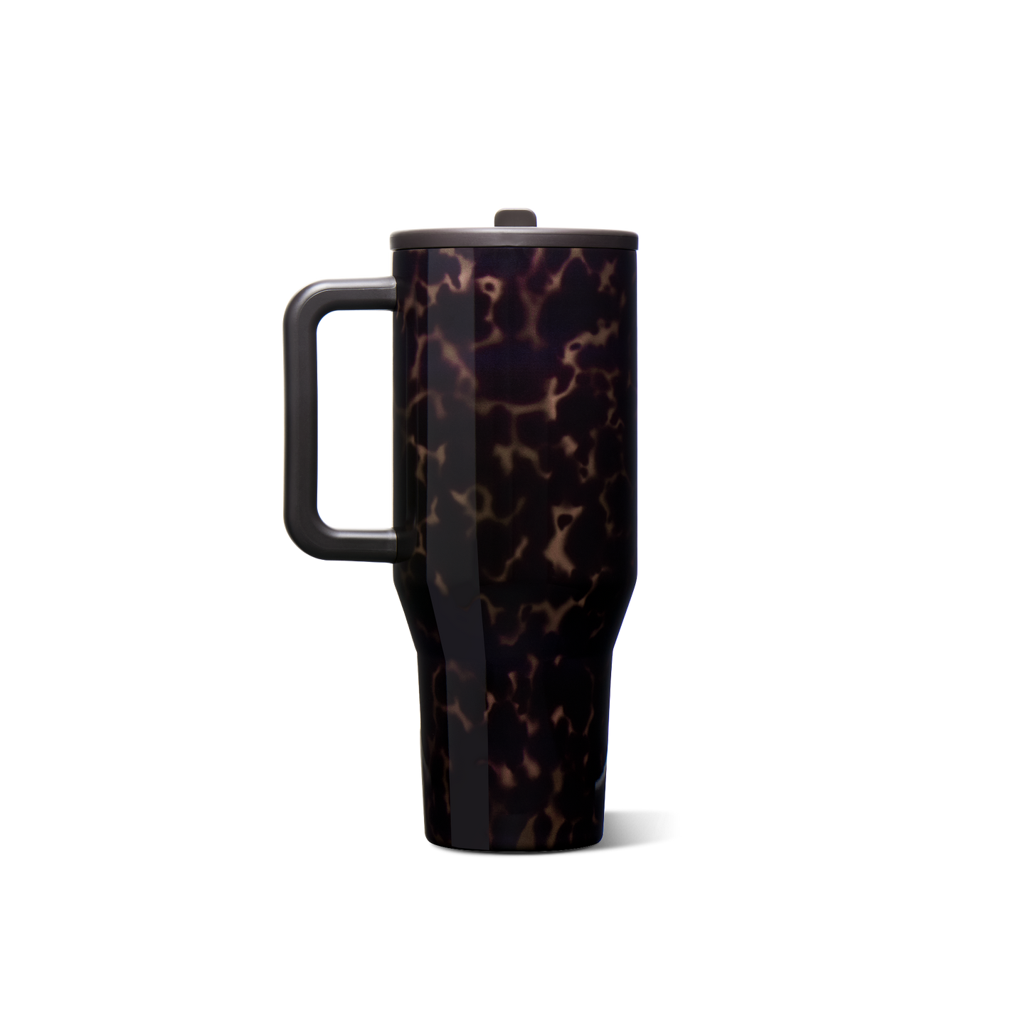 Mocha Tortoise HydroJug 32oz Traveler Tumbler