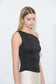 Asymmetrical Off the Shoulder Top