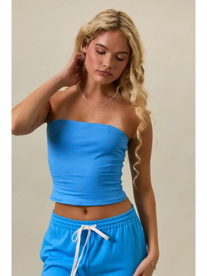 Blue Tube Top