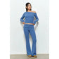 Soft, Off-the-shoulder Lounge Top