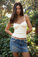 Lace Trim Tank Top