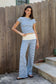 The Mataya Foldover Waist Wide Leg Pants