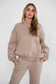 Fleece Crew Neck Lounge Pullover Sweatshirt