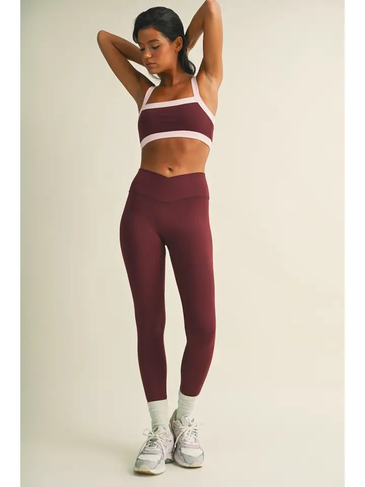 High Waist Crossover Leggings