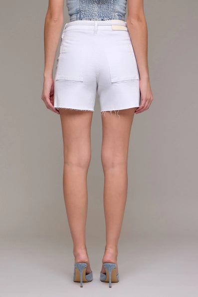 White Denim Shorts