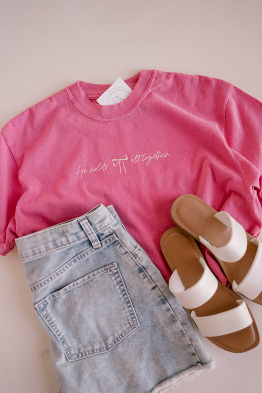 He Holds All Together Tee