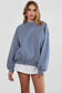 Fleece Crew Neck Lounge Pullover Sweatshirt