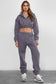 Fleece Lounge High Waist Sweatpants With Pockets