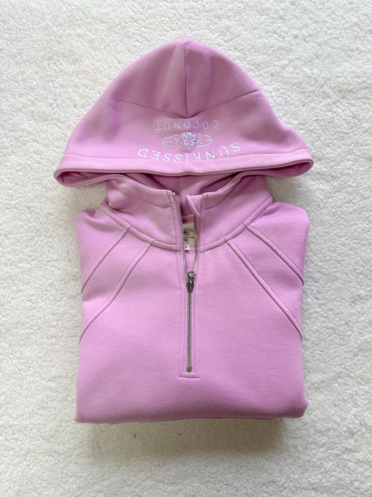 Sunkissed Coconut Quarter Zip Hoodie