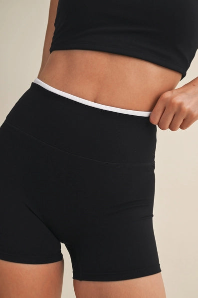 Black Biker Shorts