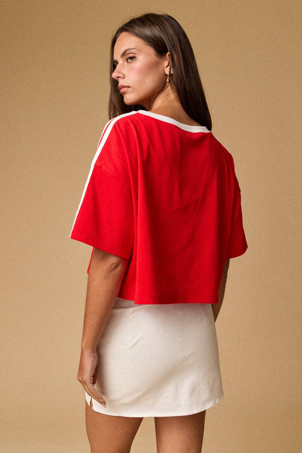 White Skort