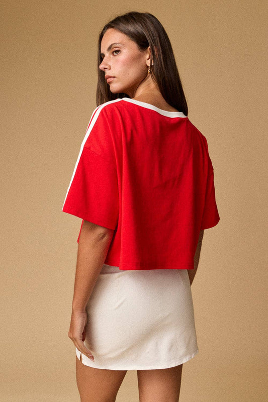 White Skort