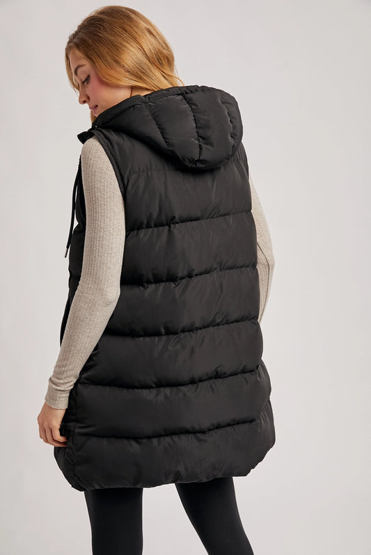 Hooded Longline Vest