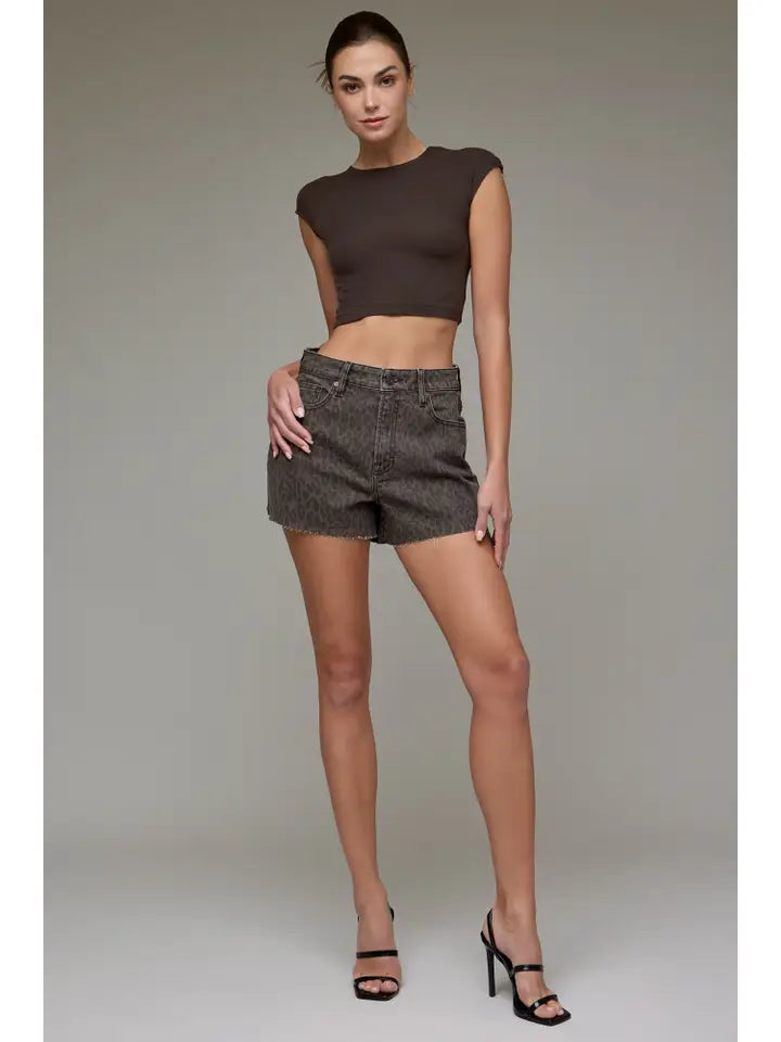 Cheetah Print Shorts