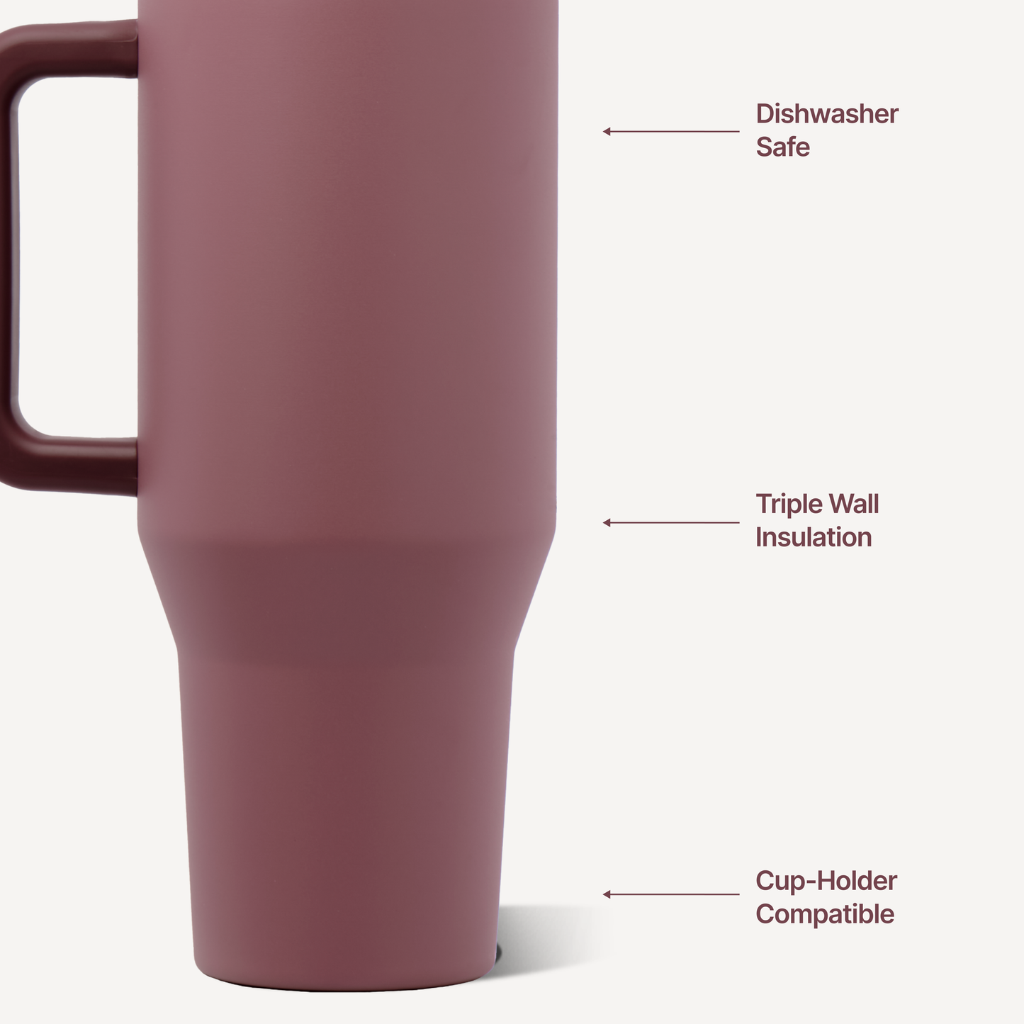 Canyon Rose HydroJug 32 oz Traveler Tumbler