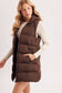 Hooded Long Puffer Vest