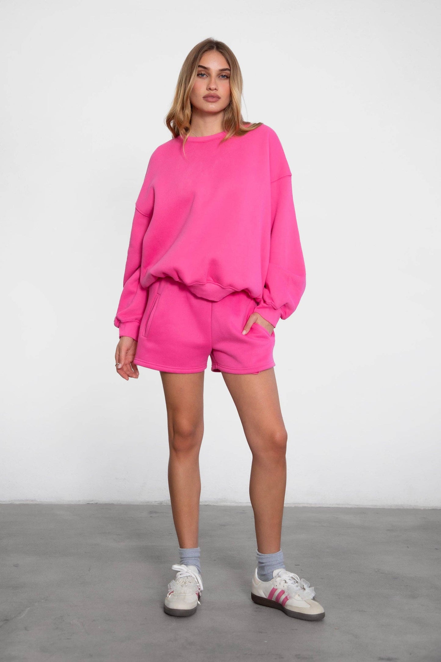 Fleece Lounge High Waist Shorts