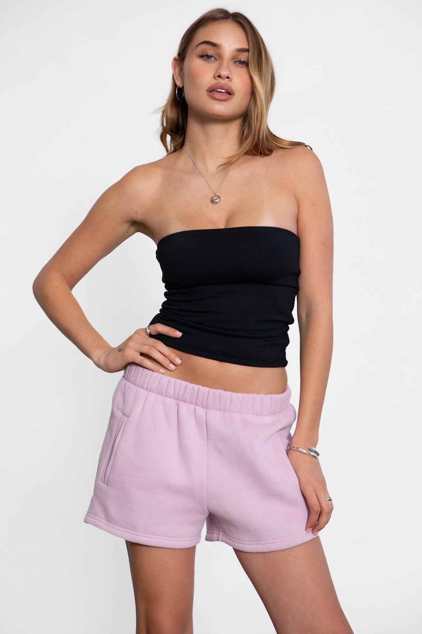Fleece Lounge High Waist Shorts