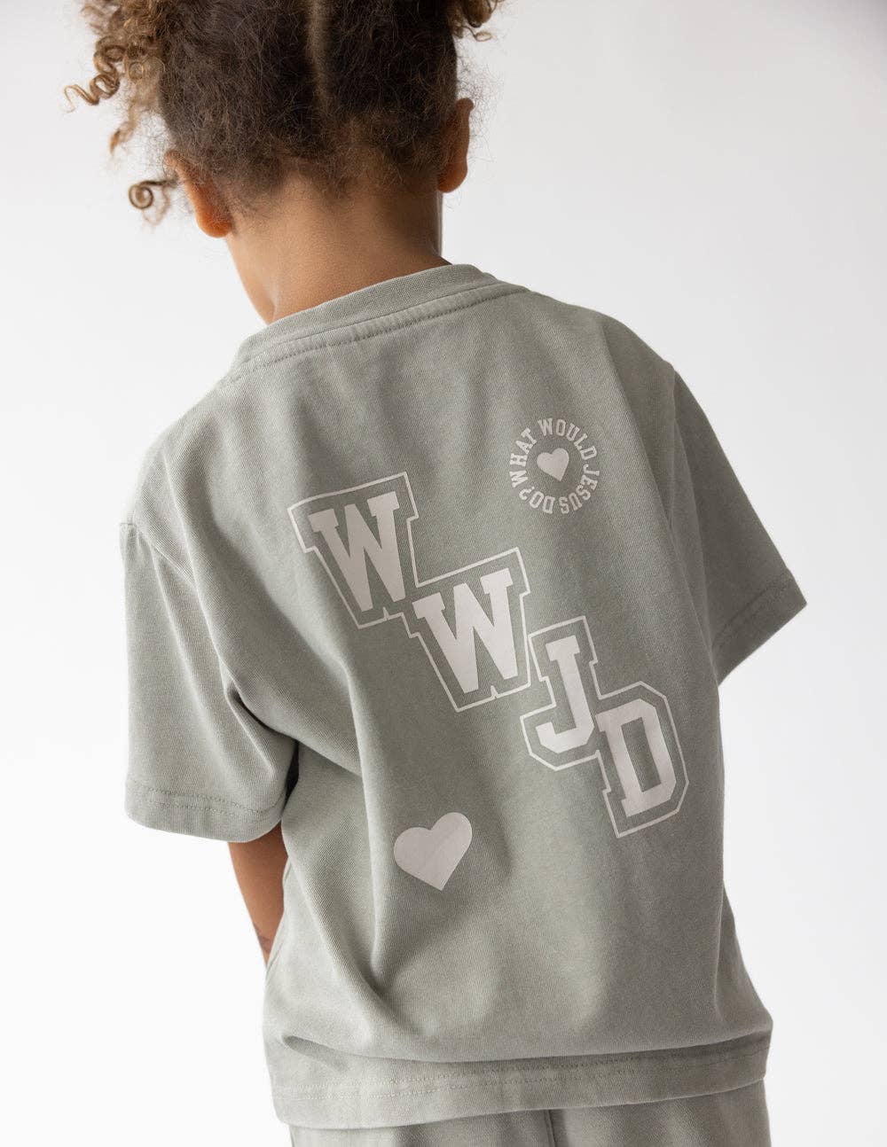 WWJD Kids Varsity Tee