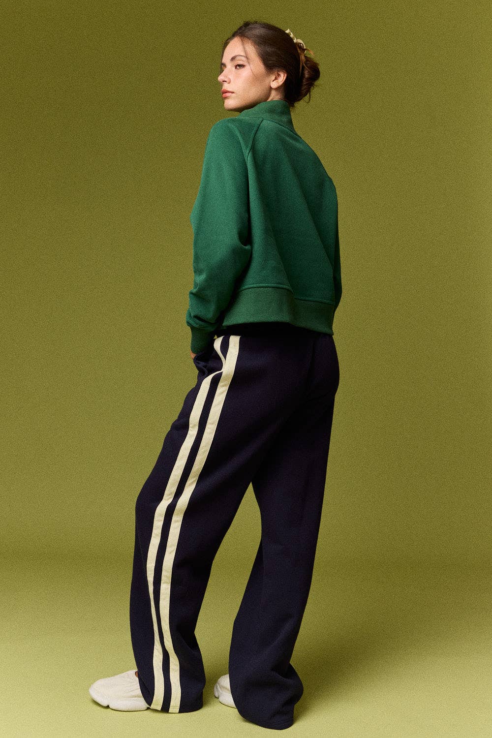 The Grace Snap Button Mock Neck Pullover