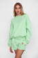 Fleece Crew Neck Lounge Pullover Sweatshirt