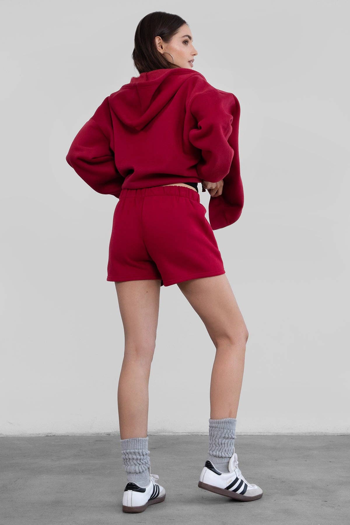 Fleece Lounge High Waist Shorts
