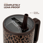 Brown Leopard 32 oz Traveler