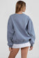 Fleece Crew Neck Lounge Pullover Sweatshirt