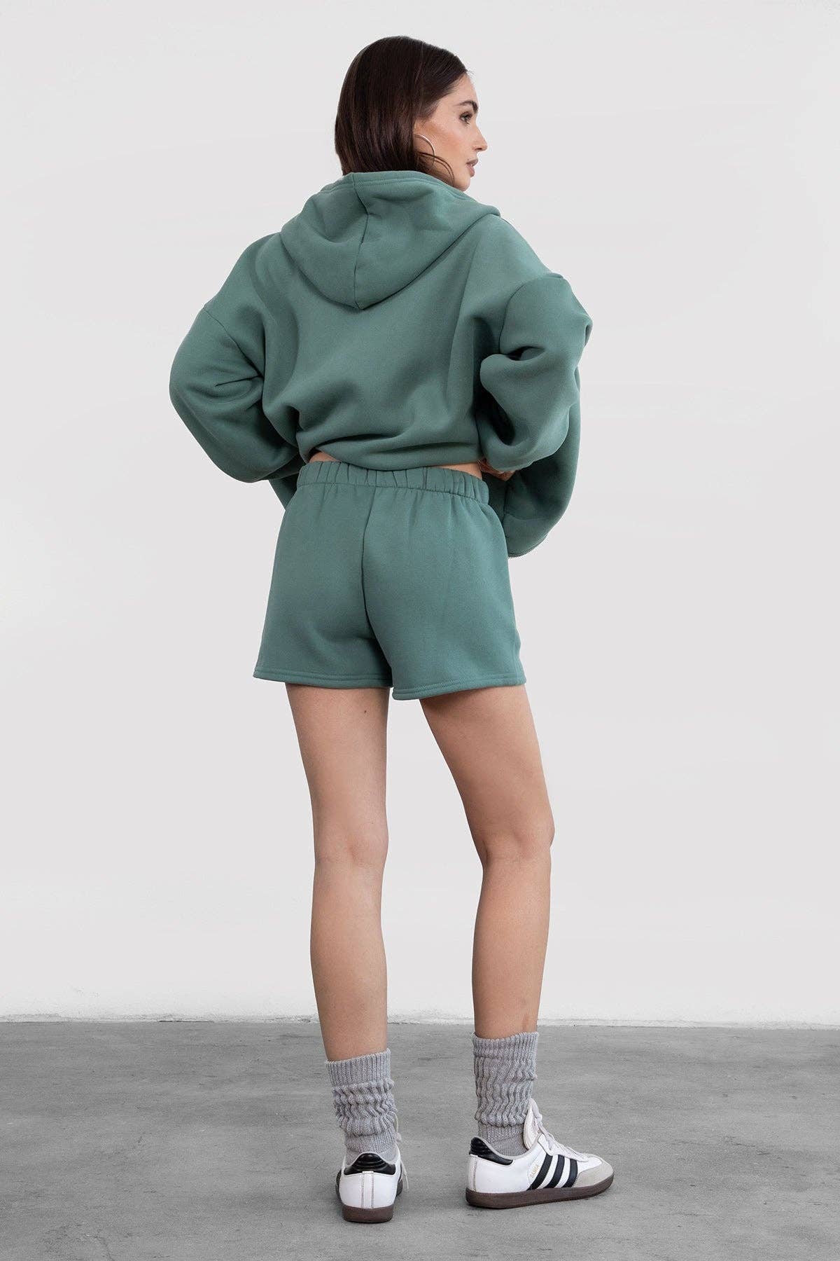 Fleece Lounge High Waist Shorts