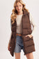 Hooded Long Puffer Vest
