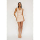 Cowl Neck Sequin Dress