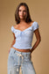 Smocked Sweetheart Puff Sleeve Top
