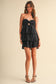 Strapless Ruffle Layered Romper