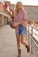 Oversized Short Sleeve Button Down Shirt