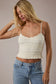 Ivory Ruched Cami