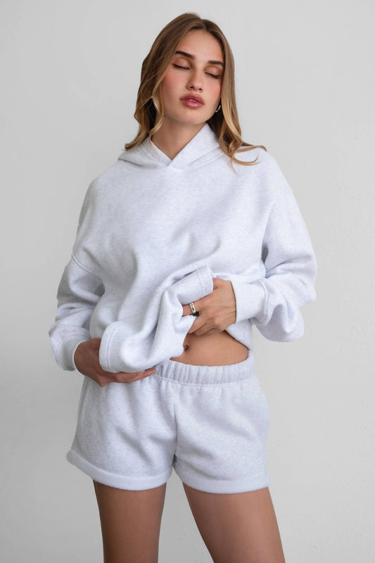 Fleece Low Rise Foldover Lounge Shorts