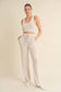 The Riley Soft Brushed Hacci Lounge Tank and Pants Set