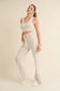 The Riley Soft Brushed Hacci Lounge Tank and Pants Set