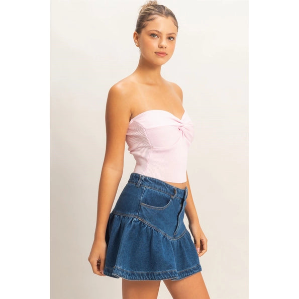 Criss Cross Tube Top