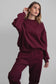Fleece Crew Neck Lounge Pullover Sweatshirt