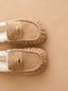 The Hayden Almond Fur Lined Fall Mule Loafer