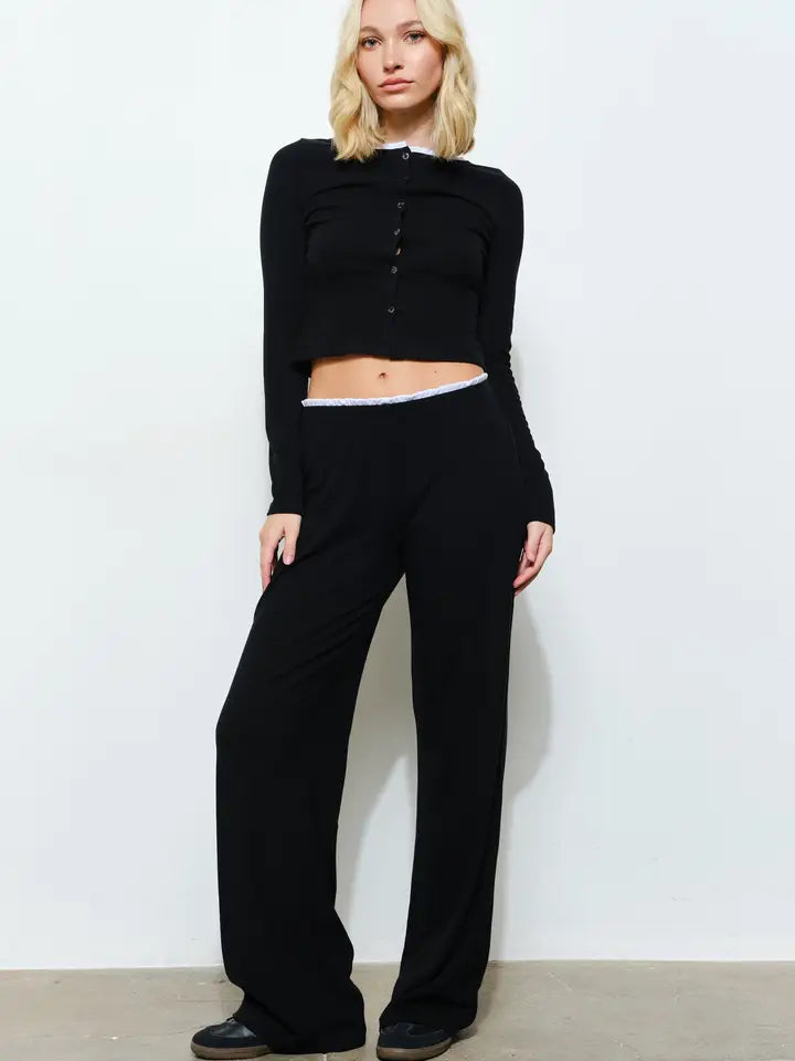 Sunny Ribbed Pants