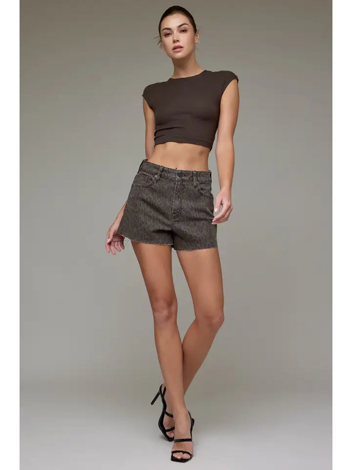 Cheetah Print Shorts