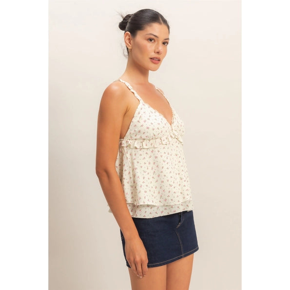 Floral Tiered Top